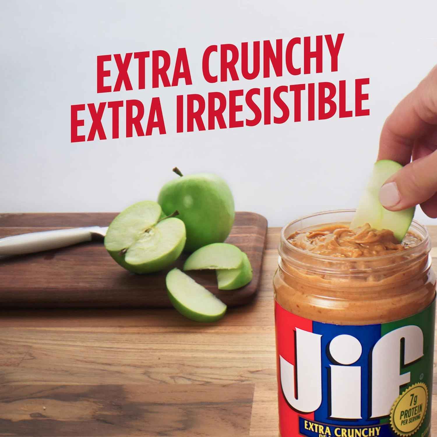 Jif Extra Crunchy Peanut Butter, 28-Ounce Jar