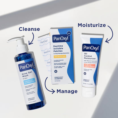 PanOxyl_Acne_Gel_Wash,_2%_Salicylic_Acid,_Moisturizes_with_Blue_Algae_and_Aloe_Vera,_Mattifies_with_Zinc_PCA,_Nourishes_Skin_with_Green_Tea_Extract_and_Betaine,_with_Allantoin,_6.5oz