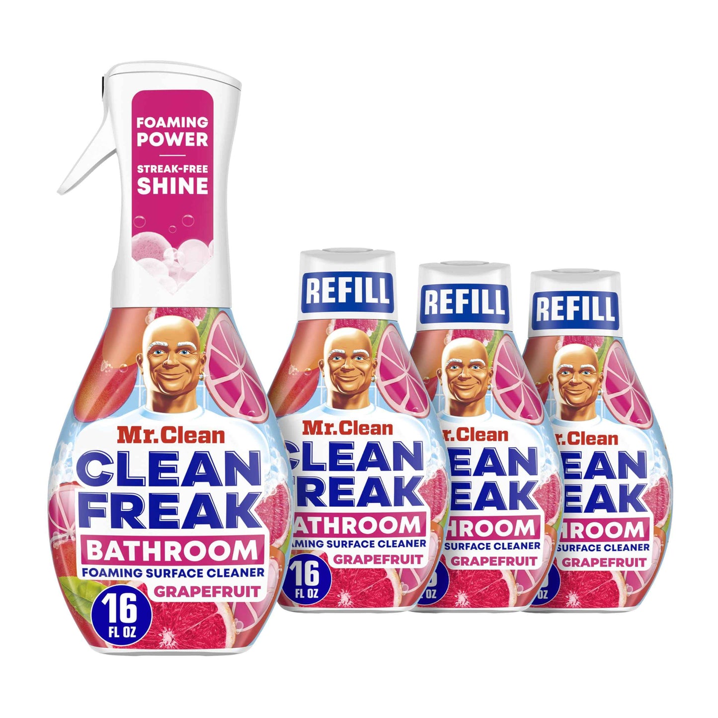 Mr. Clean Clean Freak Multi Surface Cleaning Spray, Deep Cleaning Mist Starter Kit and Refill Bundlea
