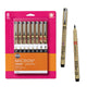 Black - 8 Count (Pack of 1) - Ink Pen Set