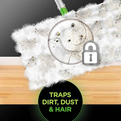 Swiffer Sweeper Heavy Duty Dry Multi-Surface Cloth Refills for Floor Sweeping and Cleaning