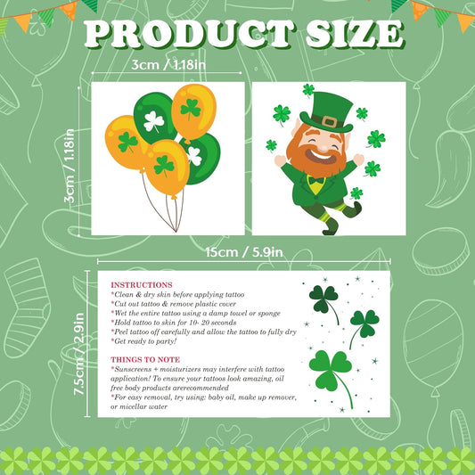 150_Pack_St_Patricks_Day_Tattoos_-_St_Patricks_Day_Accessories_-_St._Patricks_Day_Shamrock_Decorations_Gifts_for_Kids_Stickers_Games_Toys_Crafts_Party_Favors_|_St_Patricks_Day_Shirt_Women
