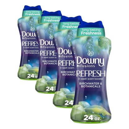 Downy Balance In-Wash Laundry Scent Booster Beads, Crisp Rain and Blue Eucalyptus scent, laundry scent beads, Long-lasting Freshness