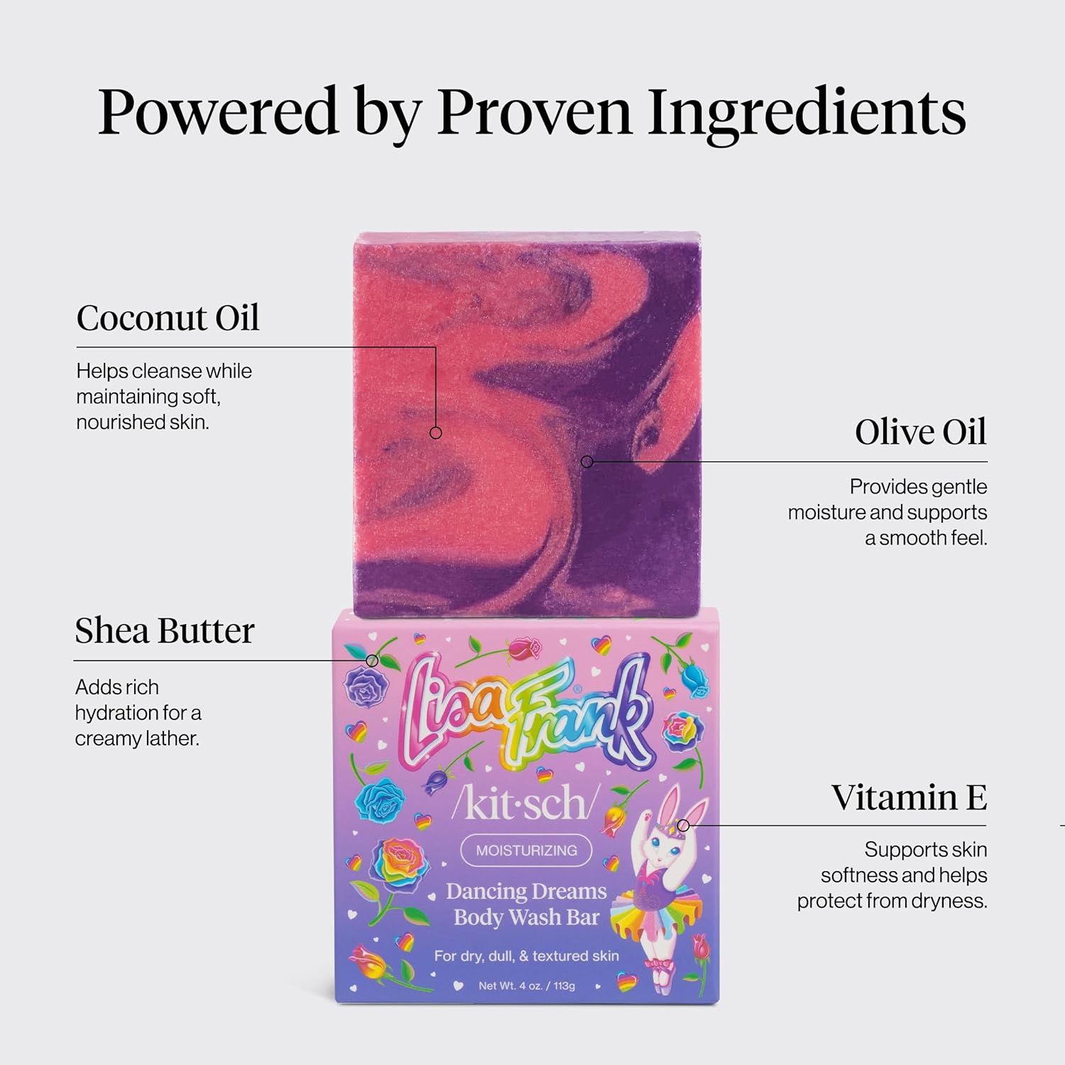 Kitsch_x_Lisa_Frank_Dancing_Dreams_Shea_Butter_Body_Wash_Bar_–_Gentle_Exfoliating_Body_Wash_with_Apricot_Seeds_–_Moisturizing_Bar_Soap_Cleanser_for_Soft,_Smooth_Skin_–_Eco-Friendly_Skin_Care_-_4oz