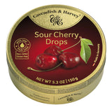 Raspberry & Peach Filled Hard Candy Drops | 6 Ounce Tin
