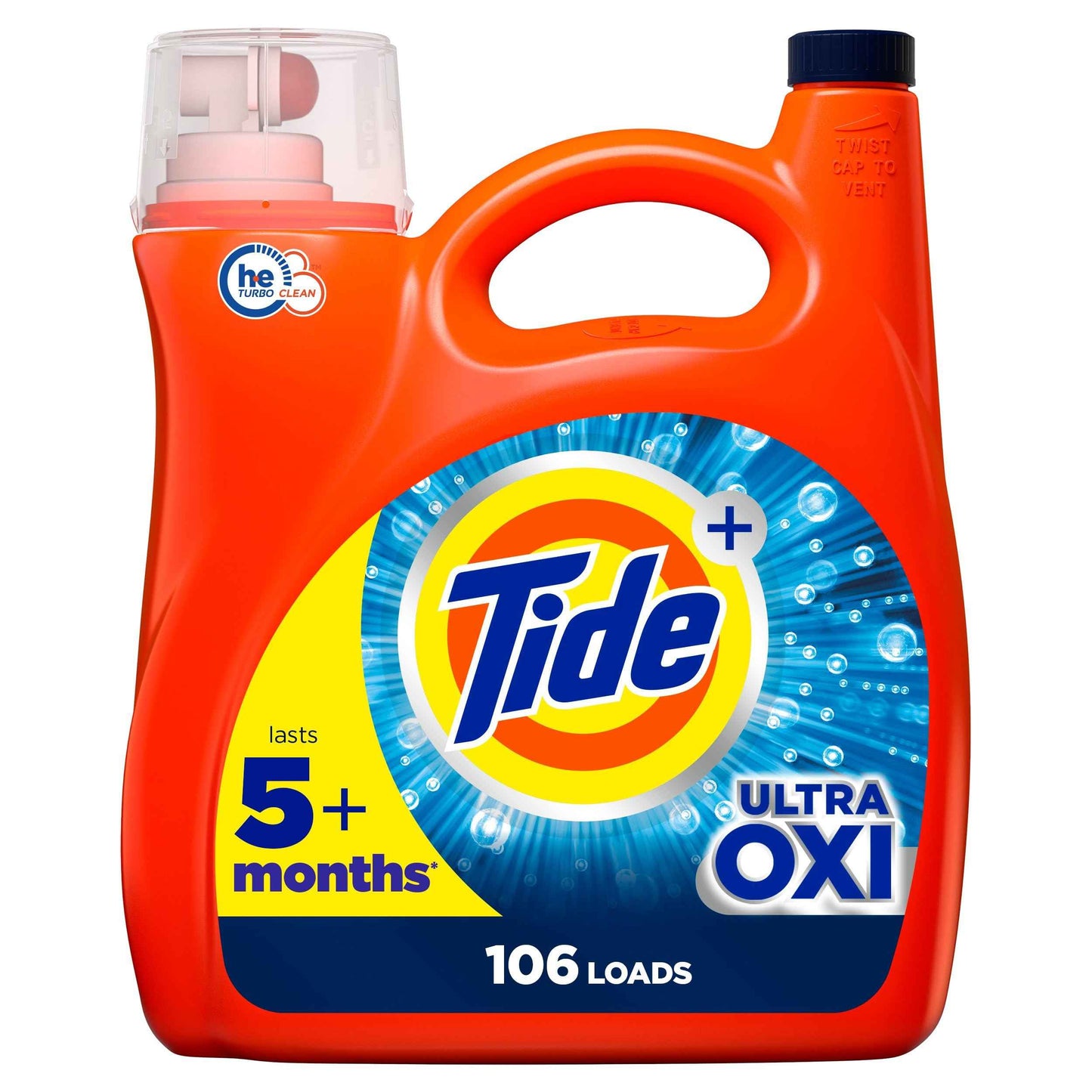 Tide Ultra Oxi Boost Liquid Laundry Detergent, Advanced Stain Remover, Laundry Detergent Liquid with Extra Oxi Power