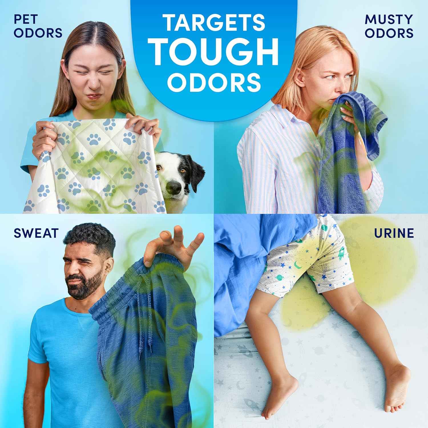 Downy Rinse Laundry Odor Remover, Cool Cotton Scent, Fabric Softener And Laundry Odor Removal Rinse, Fights Odors At The Source, HE Compatible