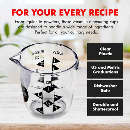 Chef Craft Select Plastic Measuring Cup, Clear