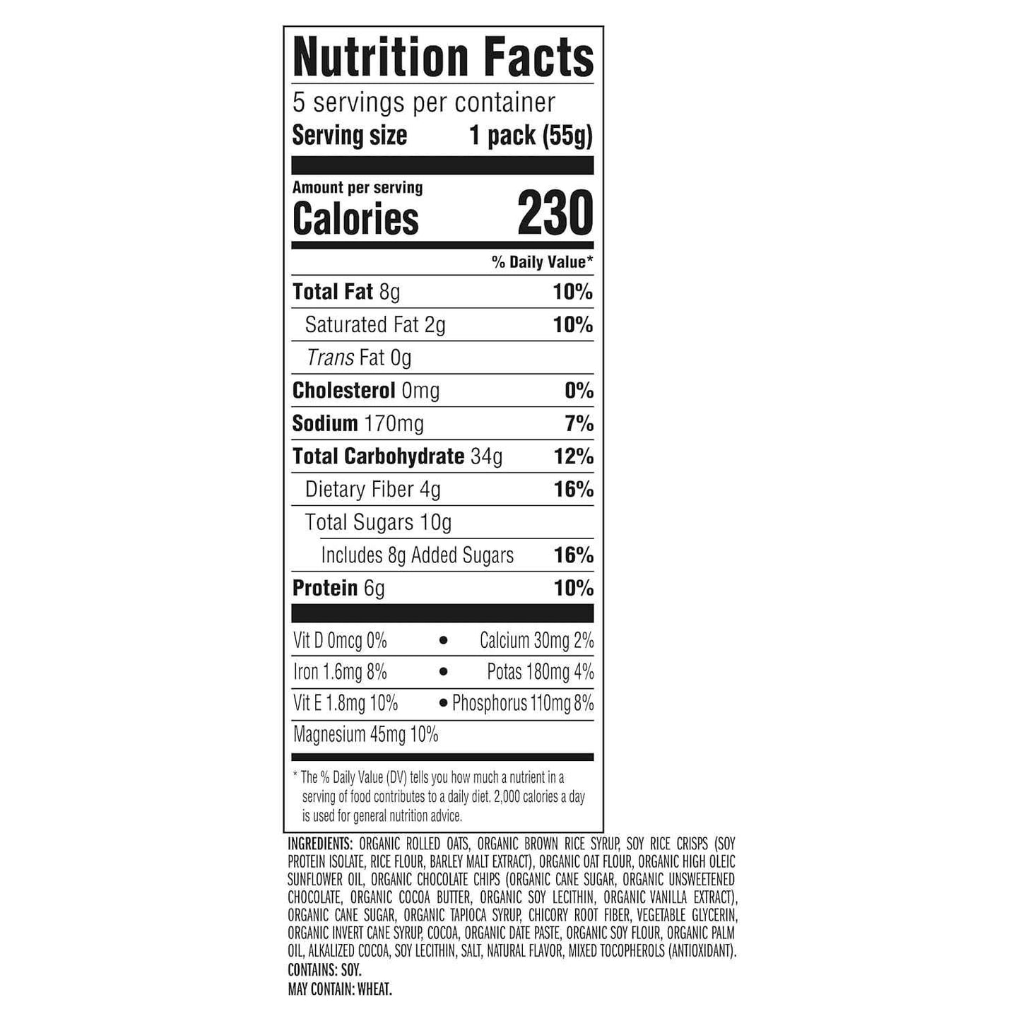 CLIF BAR Energy Bites - Made with Organic Oats - 6g Plant Based Protein - Non-GMO (5 Packs)
