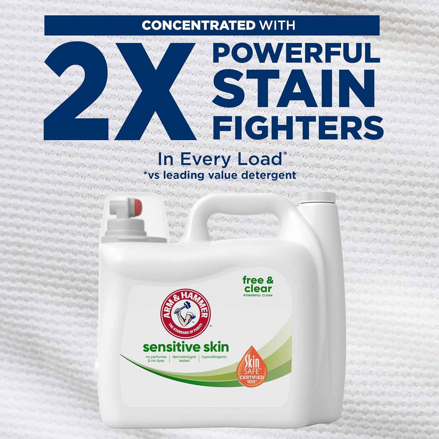 ARM & HAMMER Sensitive Skin, Liquid Laundry Detergent