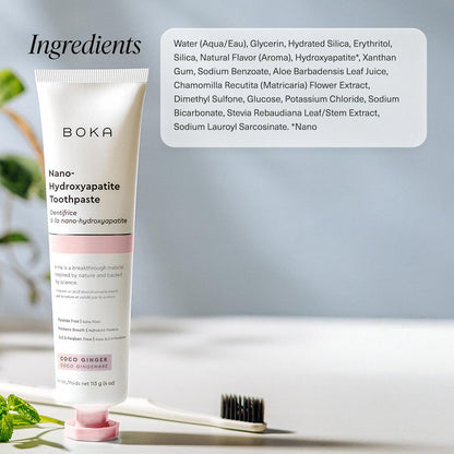 Boka_Fluoride_Free_Toothpaste,_Nano_Hydroxyapatite_Toothpaste,_Appropriate_for_Sensitive_Teeth_-_for_Adult_Oral_Care_-_Coco_Ginger_Flavor,_4_Fl_Oz_1Pk