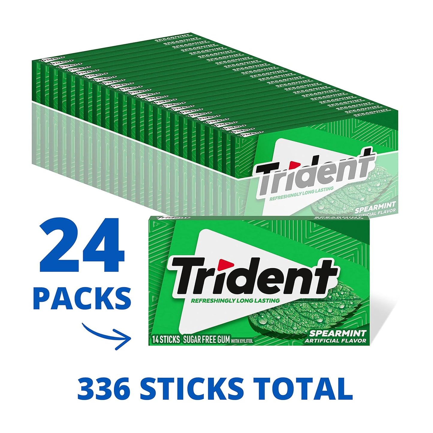 Trident_Spearmint_Sugar-Free_Chewing_Gum,_Bulk,_24_Packs_of_14_Pieces_(336_Total_Pieces)
