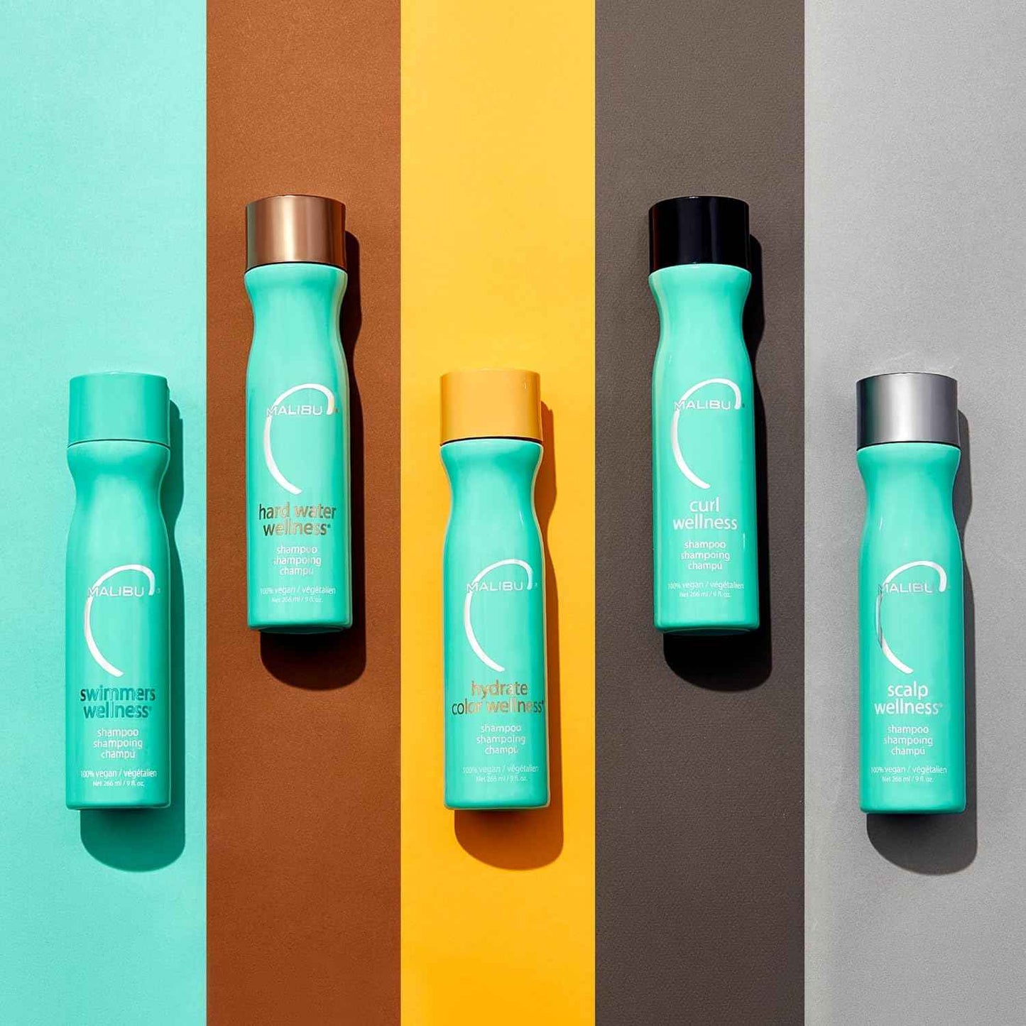 Malibu C Swimmers Wellness Shampoo - Protects Hair Against Chlorine Damage & Combats Brittle Hair - Swimmers Shampoo for Removing Pool Elements