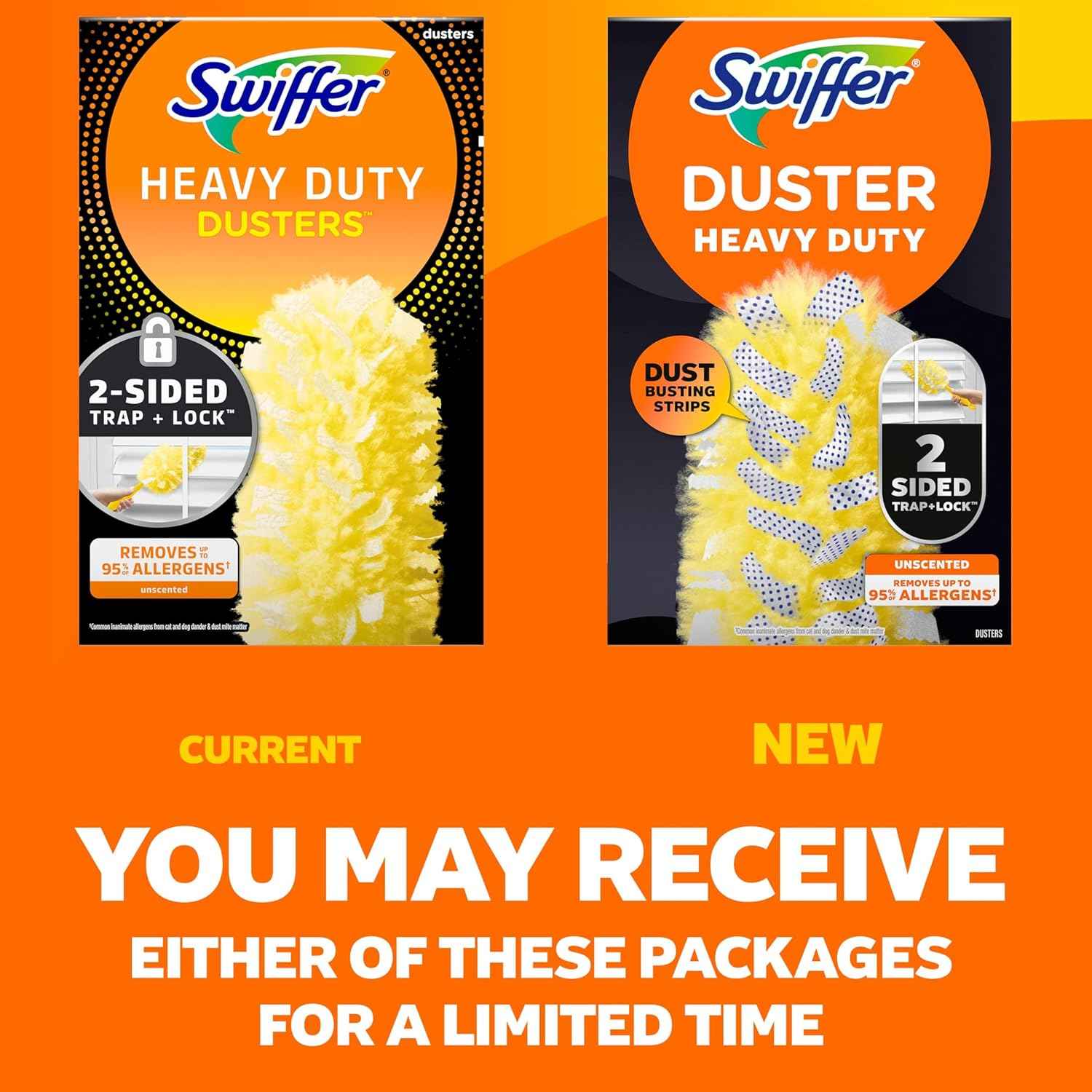 Swiffer Dusters Heavy Duty Multi-Surface Duster Refills for Cleaning, Unscented