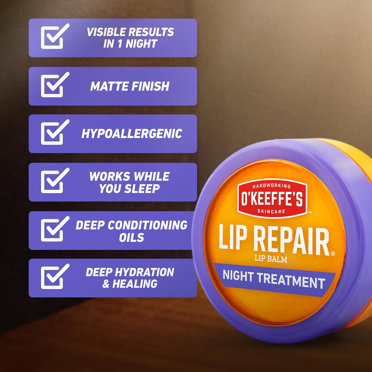 O'Keeffe's_Lip_Repair_Night_Treatment_Lip_Balm_for_Dry,_Cracked_Lips_-_0.25_Ounce_Jar_(1_Pack)_-_Moisturizer_Extremely_Cracked,_Dry_Lips