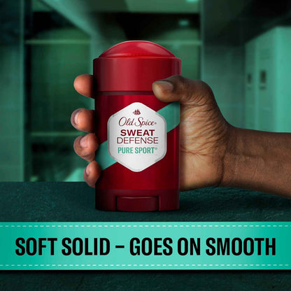 Old Spice Antiperspirant and Deodorant for Men, 24/7 Sweat and Odor Protection, Legendary Fragrance, Sweat Defense, Pure Sport Plus, 2.6 oz
