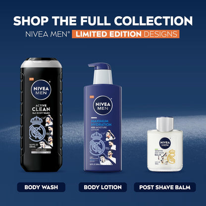 NIVEA_MEN_Real_Madrid_Limited_Edition_Design_Maximum_Hydration_48-Hour_Moisture_Body_Lotion_for_Dry_Skin,_Aloe_Vera_Lotion_for_Men,_3-in-1_Body,_Face_and_Hands,_16.9_Fl_Oz_Bottle