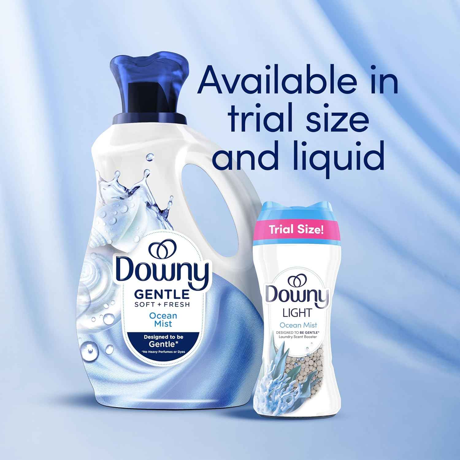 Downy Light Laundry Scent Booster Beads, In-Wash Fabric Beads Designed To Be Gentle With A Light Boost Of Scent, No Heavy Perfumes