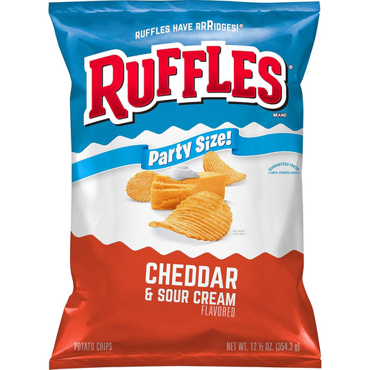 Ruffles_Potato_Chips,_Cheddar_&_Sour_Cream,_12.5_oz_Party_Size_Bag