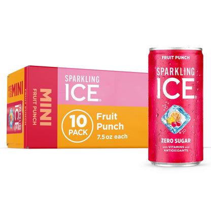 Sparkling_Ice_Fruit_Punch_Sparkling_Water,_with_Antioxidants_and_Vitamins,_Zero_Sugar,_7.5_fl_oz_Mini_Cans_(Pack_Of_10)