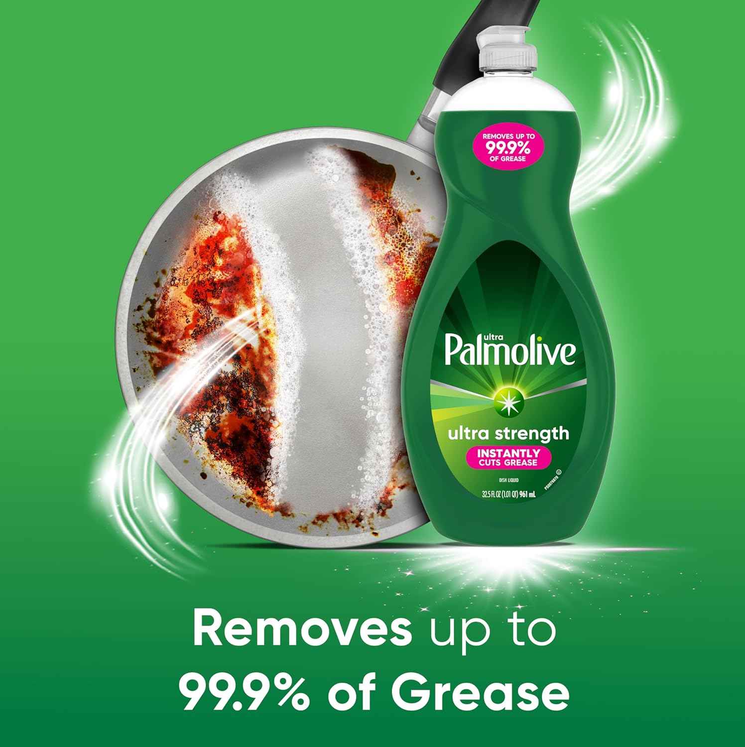 Palmolive Ultra Strength Liquid Dish Soap, Original Green