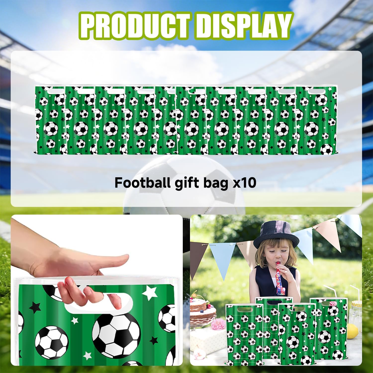 60PCS_Soccer_Party_Favors,_Soccer_Goodie_Bag_Stuffers_with_10_x_6.5_Inch_Bags_Keychain_Medal_Tattoo_Sticker_Slap_Bracelets_Whistles,_for_Kids_Soccer_Birthday_Party_Decorations_Supplies_Souvenirs