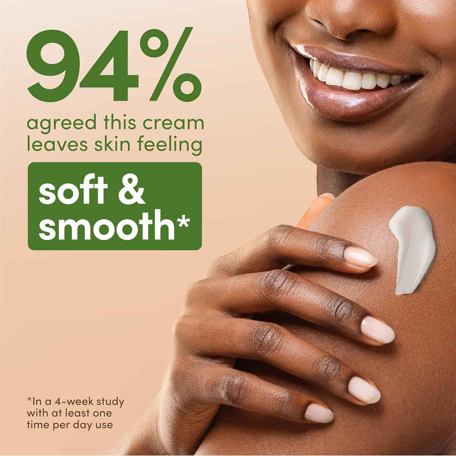Aveeno Daily Moisturizing Cream with Prebiotic Oat & Shea Butter for Body, Face & Hands Moisturizer Cream, Hydrates Normal to Dry, Sensitive Skin, Fragrance Free, Non-Comedogenic, 20 oz
