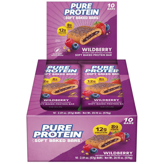 Pure_Protein_Wildberry_Soft_Baked_Protein_Bars_–_12g_Protein,_8g_Fiber,_Whole_Grain_Breakfast_Bars,_High_Fiber,_Individually_Wrapped_Protein_Snacks_for_On-the-Go_–_10_Count