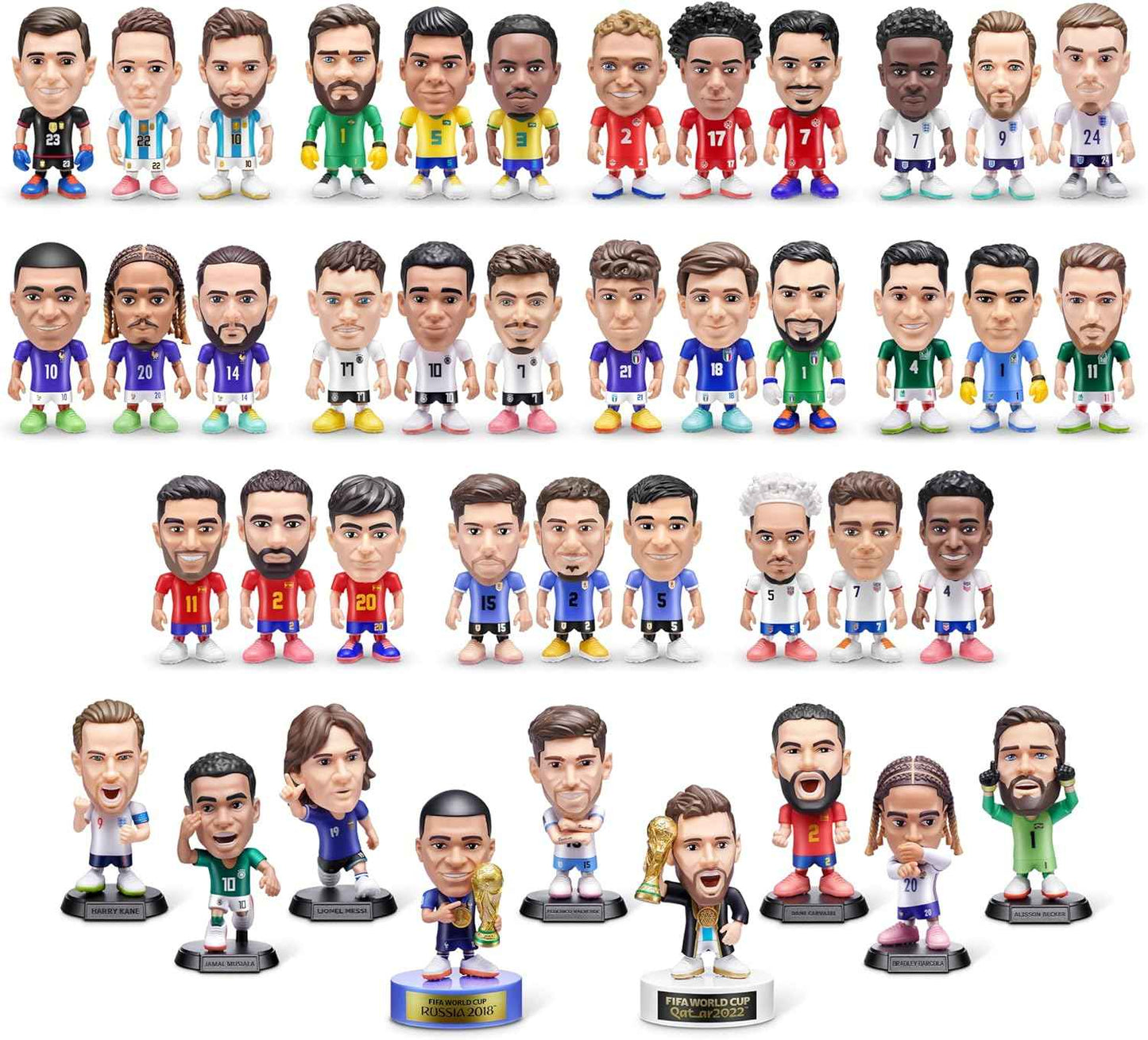 FIFA World Cup 2026™ Ballers Series 1 2 Pack by ZURU – Official Licensed Product Surprise Unboxing Soccer Collectible Sports Toy for Boys, Ages 3+
