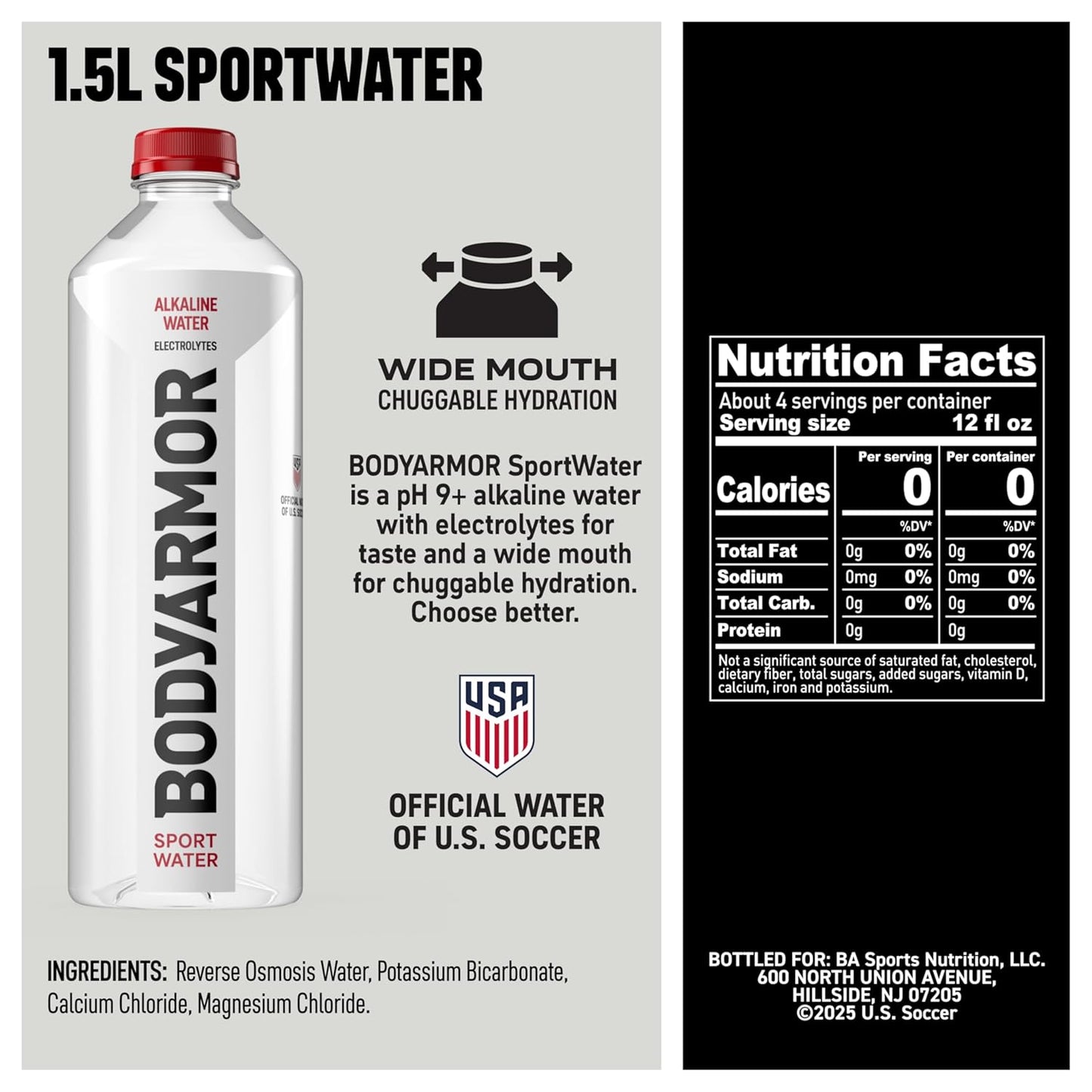 BODYARMOR_SportWater_Alkaline_Water,_Superior_Hydration,_High_Alkaline_Water_pH_9+,_Electrolytes,_Perfect_for_your_Active_Lifestyle,_1.5_Liter_(Pack_of_12)