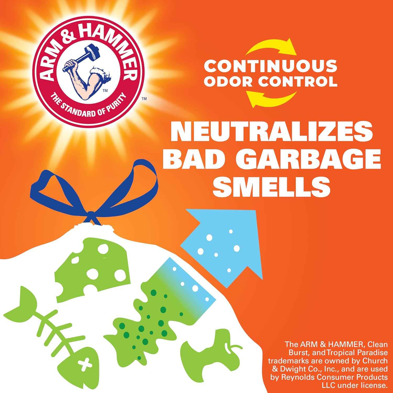 Hefty Ultra Strong 13 Gallon Trash Bags, Tall Kitchen Trash Bags 13 Gallon Size, Resist Leaks, Punctures, and Rips, Continuous Odor Control, White, Fabuloso Watermelon Scent, 80 Bags