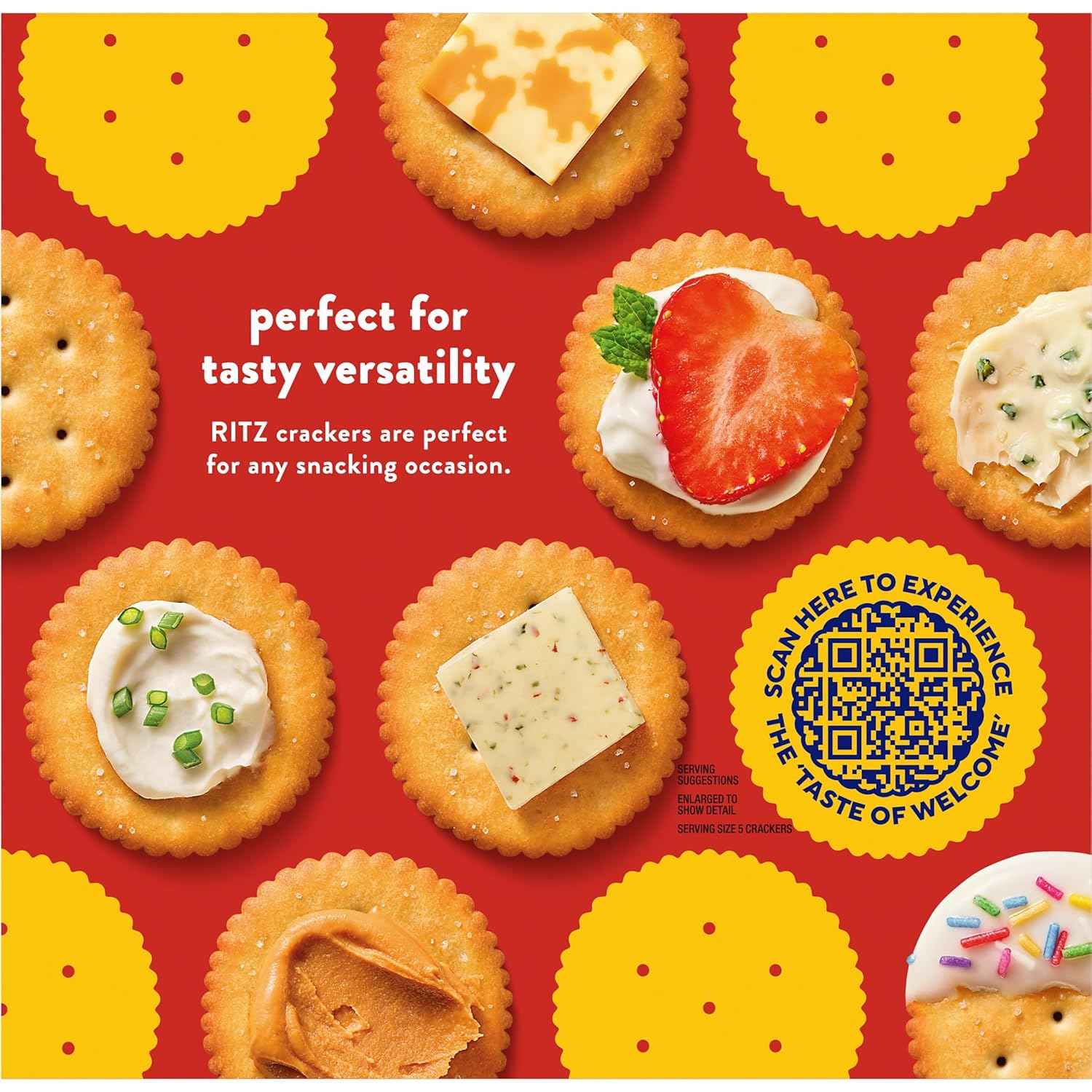 RITZ Original Crackers, Snacks for Kids and Adults, Lunch Snacks, Party Size