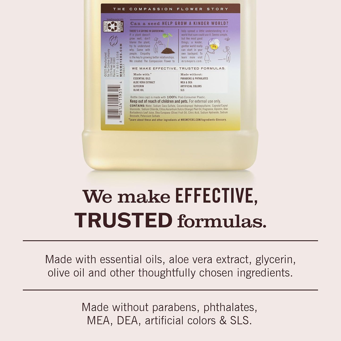 MRS._MEYER'S_CLEAN_DAY_Hand_Soap_Refill,_Compassion_Flower_Scent,_33_Fl_Oz_Bottle