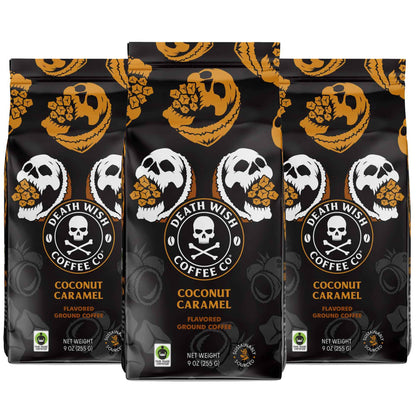 Death Wish Coffee, Organic and Fair Trade Ground Coffee, 16 oz
