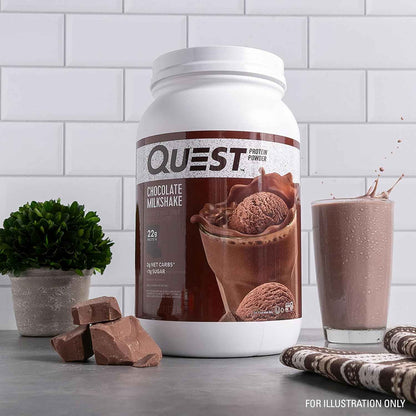Quest Nutrition Protein Powder, 22g Protein, 1g Sugar, Low Carb, Gluten Free, 3 Pound, 43 Servings
