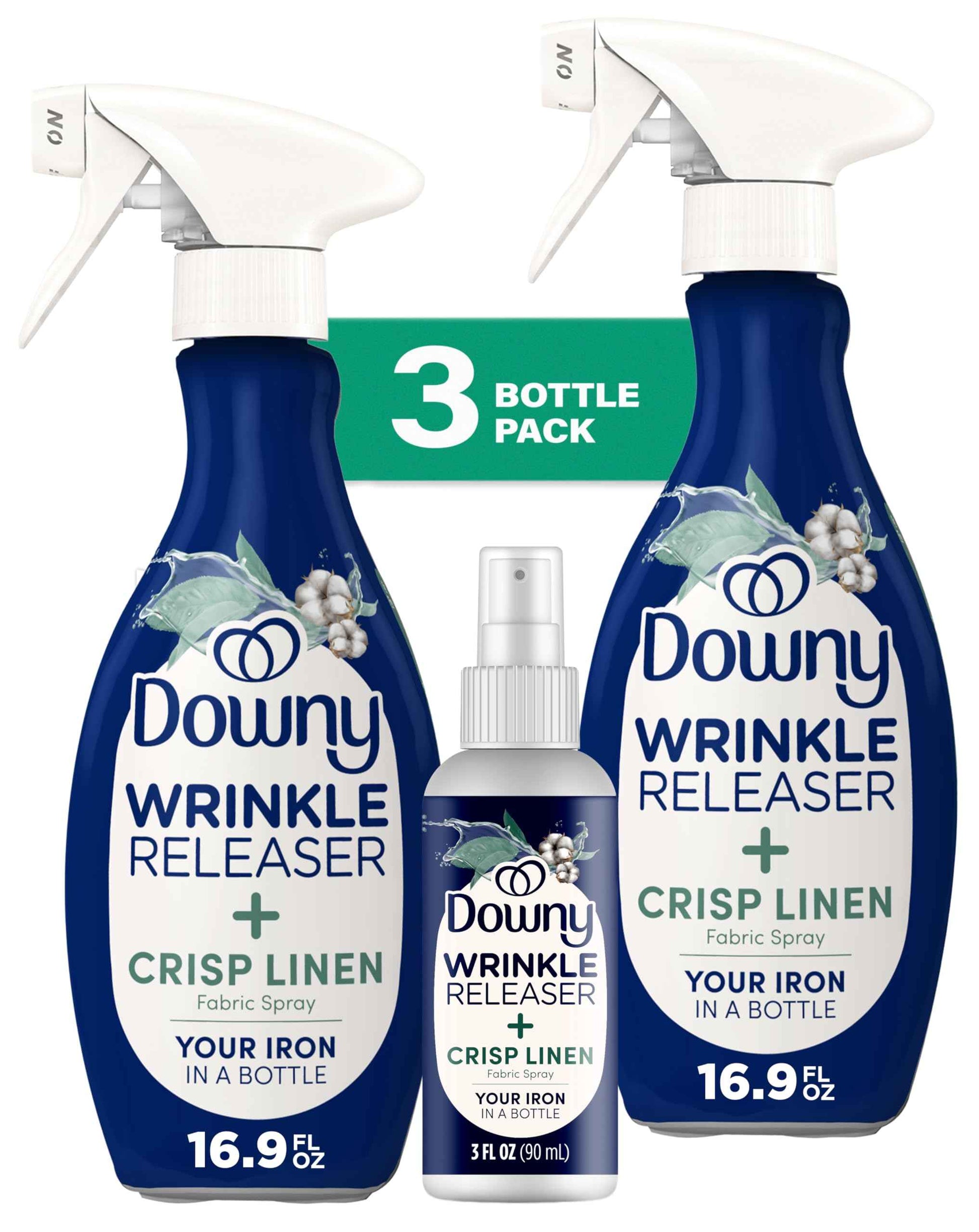 Downy Wrinkle Releaser Spray | All In One Wrinkle Release Spray, Odor Eliminator, Static Remover | Fabric Refresher & Ironing Aid for Clothes