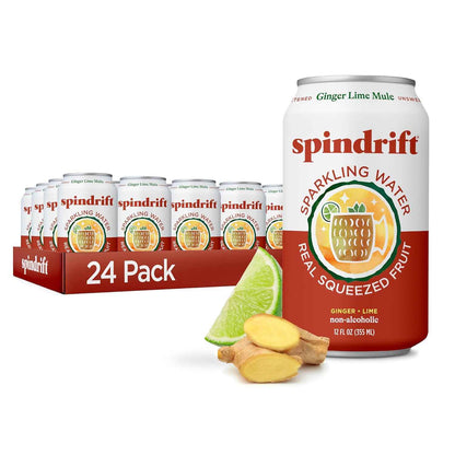 Spindrift Sparkling Water, Made with Real Squeezed Fruit, 12 Fl Oz Cans