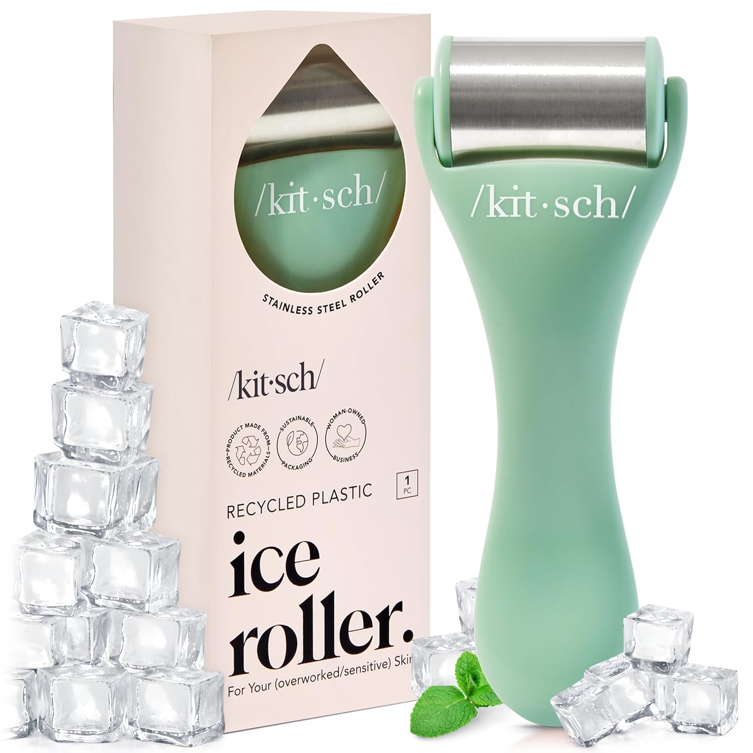 Kitsch_Ice_Roller_for_Face_–_Stainless_Steel_Ice_Face_Roller_to_Reduce_Puffiness,_Redness_&_Headaches_–_Cooling_Facial_Roller_for_Skin_Care,_Irritation_Relief_&_Spa-Like_Experience_at_Home_-_Mint