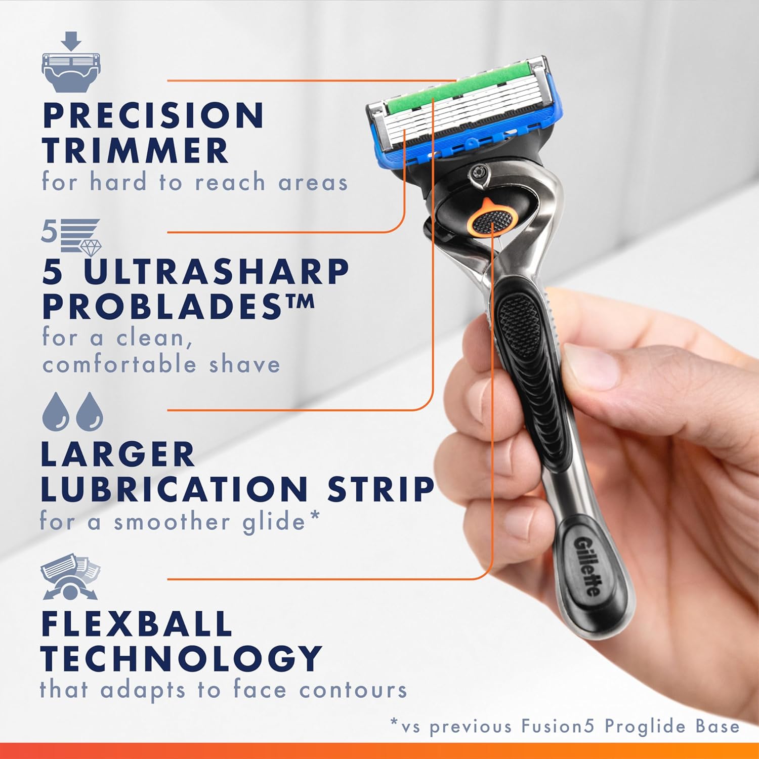 Gillette_Fusion5_ProGlide_Men's_5-Blade_Razor_Blade_Refills_with_Precision_Trimmer,_10_Count