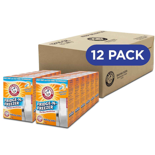 Arm & Hammer Baking Soda Fridge-n-Freezer Odor Absorber, Orange 14 oz