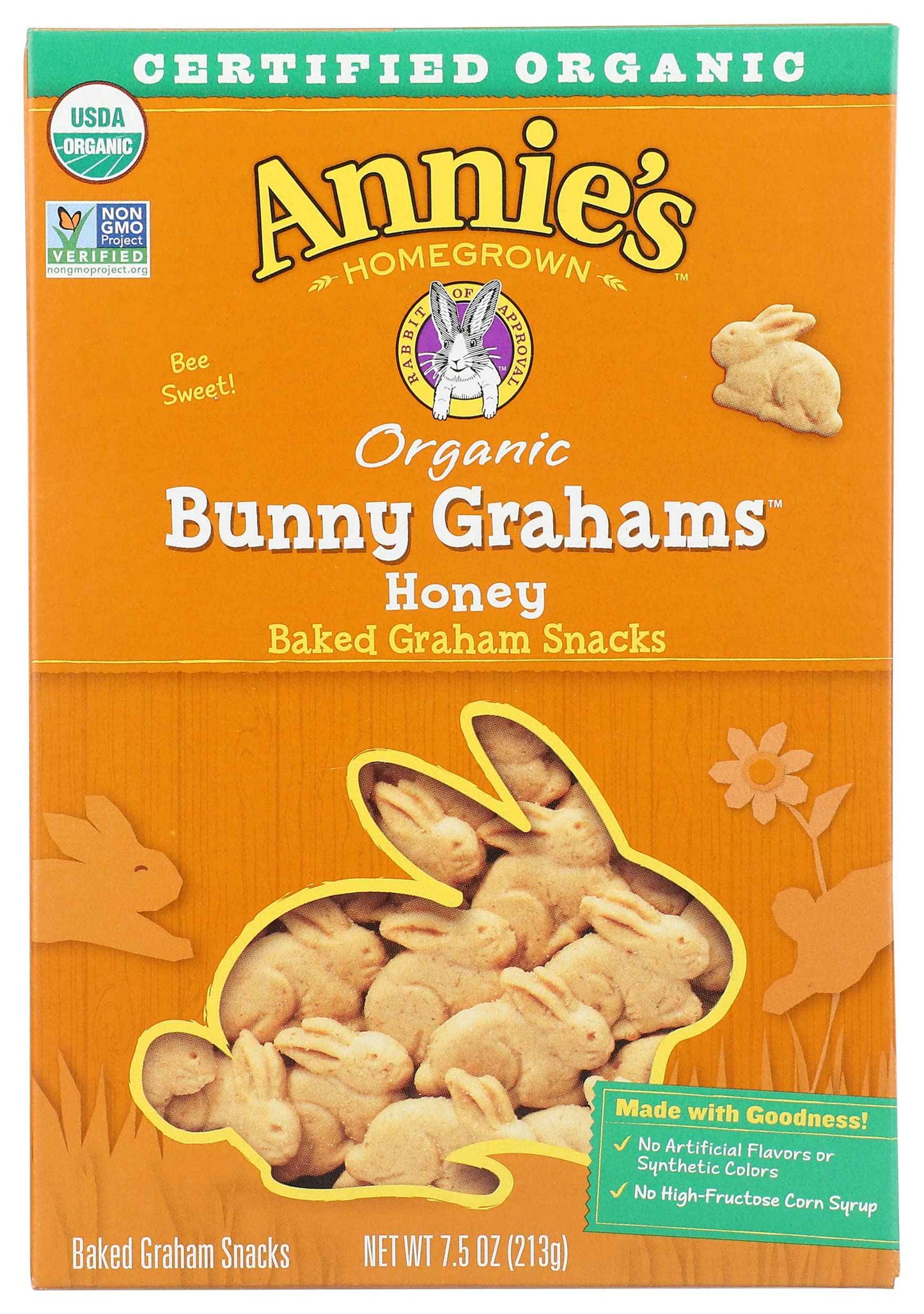 Annie's Organic Bunny Grahams Snacks, Neapolitan, 7.5 oz - Easter Day