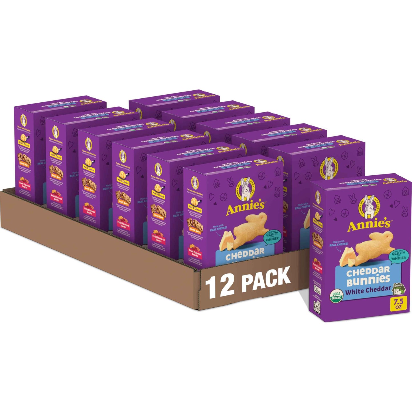 Annie's Organic Bunny Grahams Snacks, Neapolitan, 7.5 oz - Easter Day