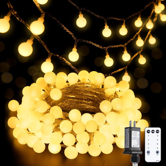 JMEXSUSS_100_LED_Connectable_Globe_String_Lights_Indoor_Bedroom,_33ft_Warm_White_Christmas_Lights_Plug_in_with_Remote,_8_Mode_Hanging_Fairy_Lights_Outdoor_for_Room_Classroom_Party_Tree_Christmas_Decor