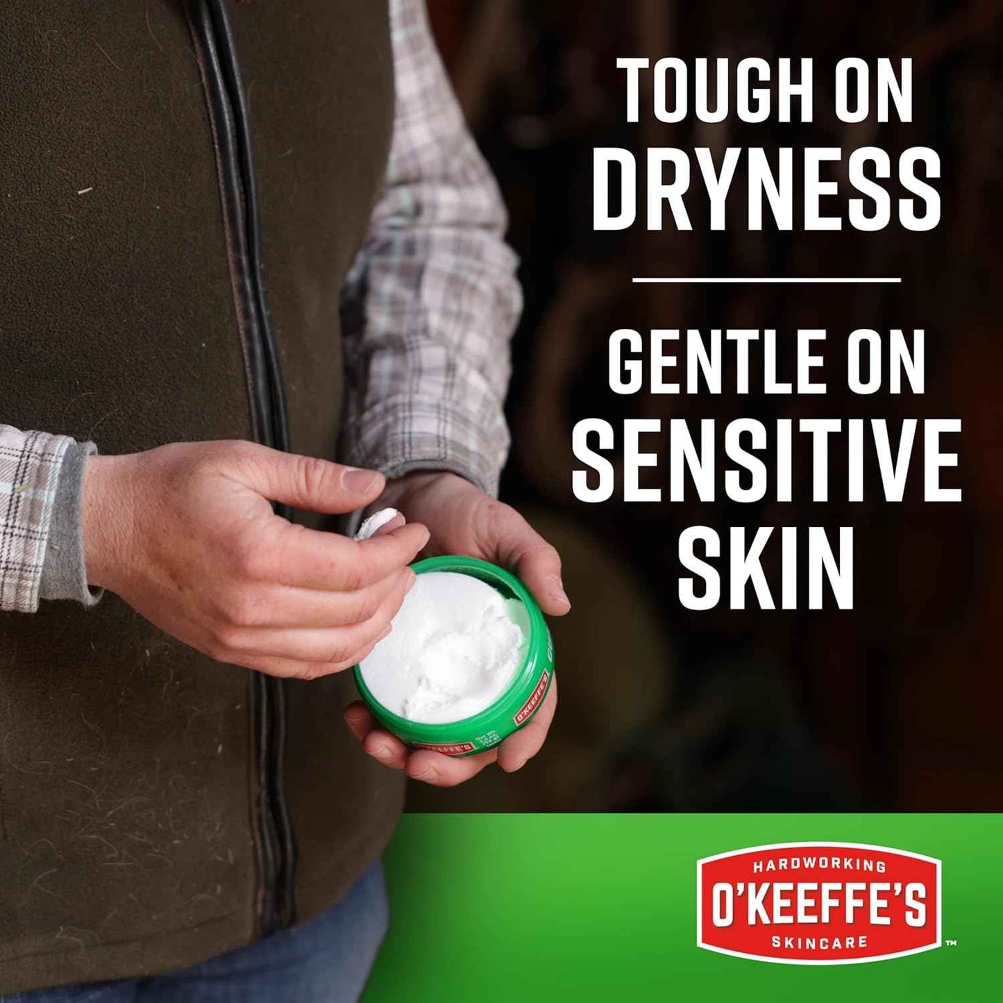 O'Keeffe's Working Hands Hand Cream for Extreme Dryness - 6.8 oz Value Size Jar (1 Pack) - Repairing Skincare for Cracked, Dry Hands