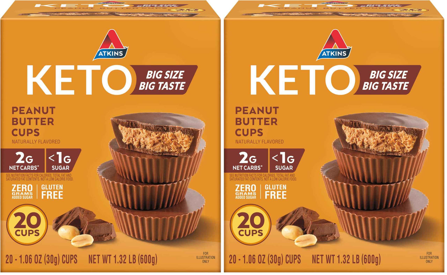 Atkins, Gluten Free, High in Fiber, 1g Sugar, 2g Net Carb, Keto Friendly