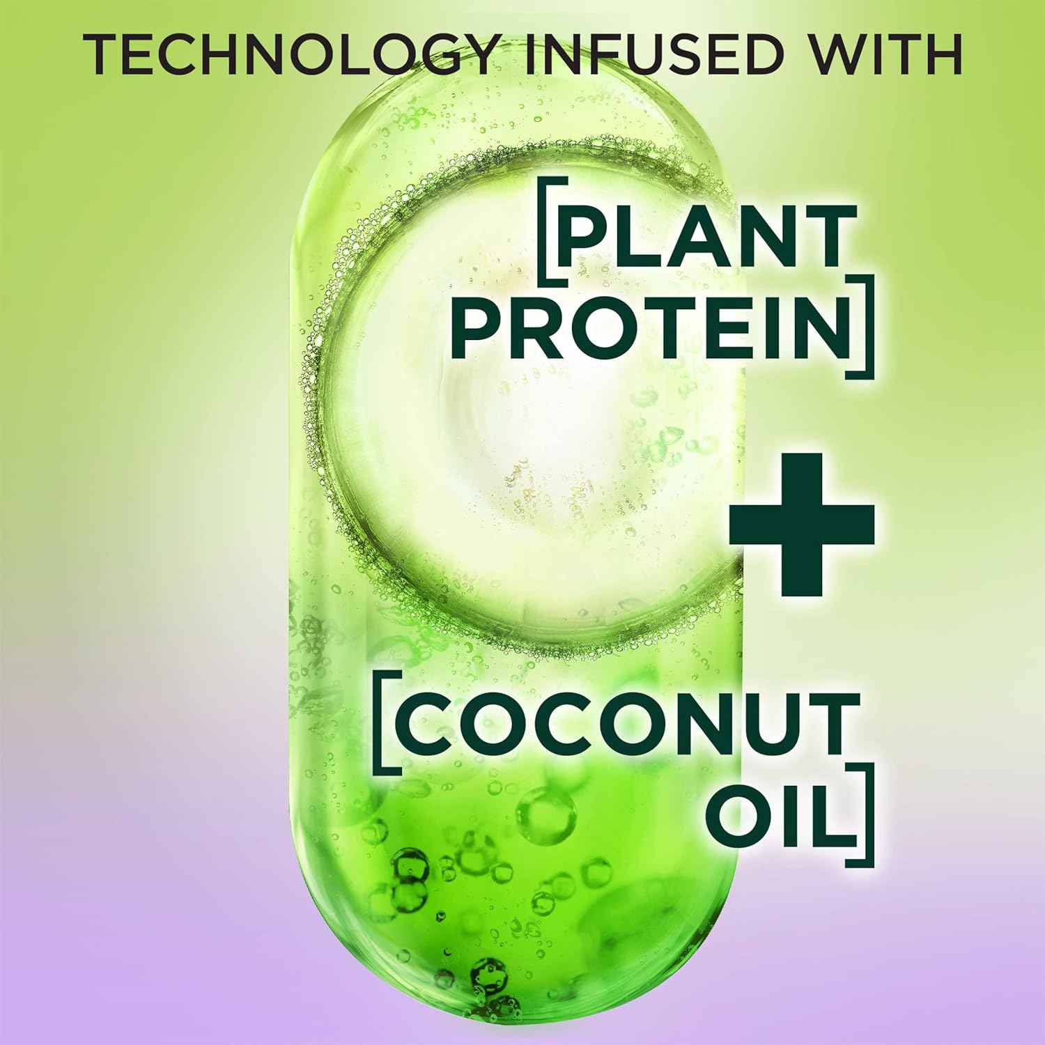 Garnier Fructis Curl Nourish Conditioner, Curly Hair Conditioner with Coconut Oil and Plant Protein, Up to 48HR Defined Curls for all Curl Types