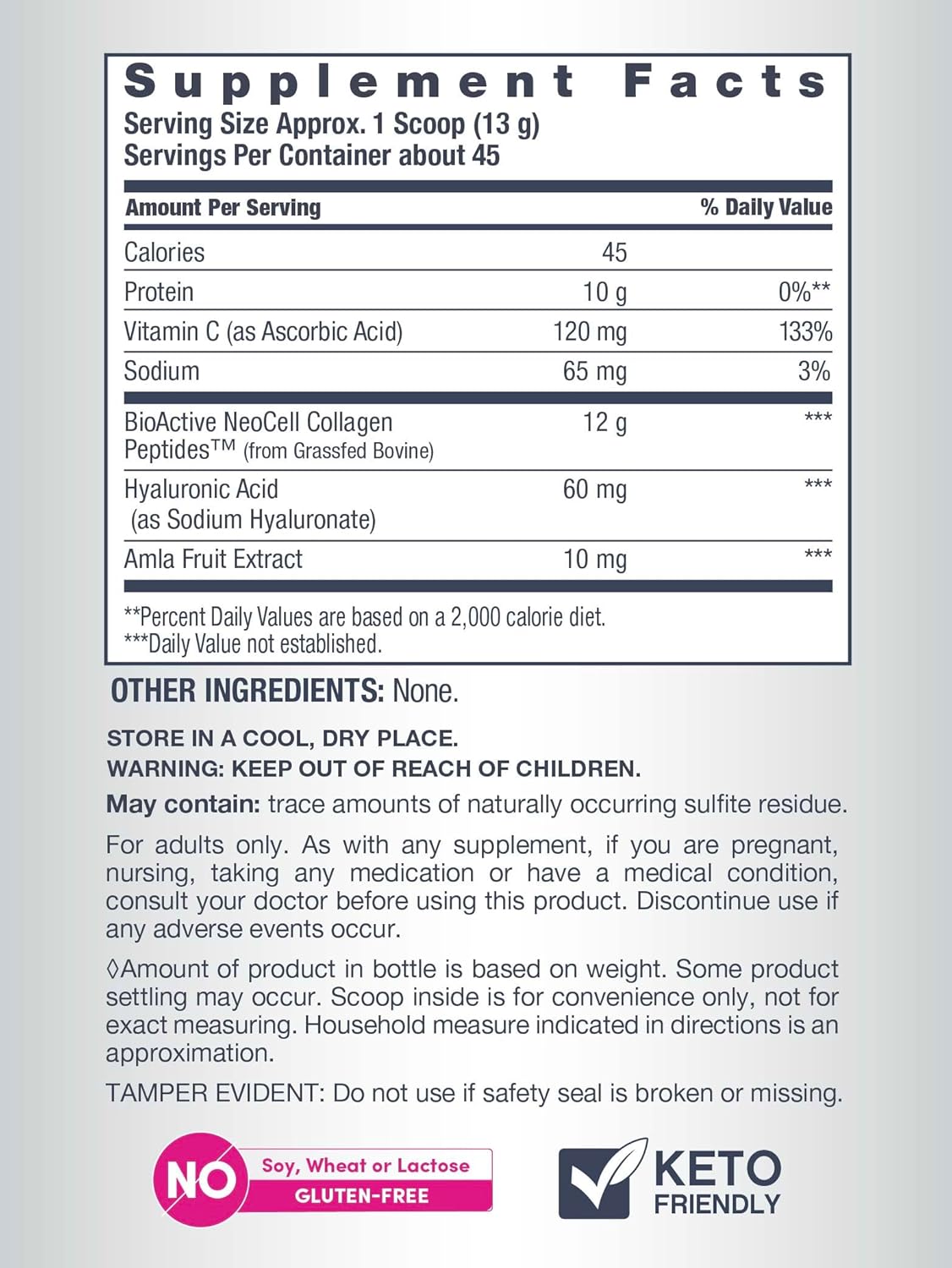 NeoCell_Super_Collagen_Powder,_Collagen_Plus_includes_Vitamin_C_&_Hyaluronic_Acid,_Promotes_Healthy_Hair,_Beautiful_Skin,_&_Nail_Support,_Collagen_Type_1_&_3,_12g_Collagen_per_Serving,_20.6_Oz
