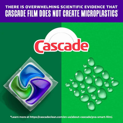 Cascade Platinum Plus Dishwasher Pods, Dishwasher Detergent, Dish Detergent Soap, Fresh
