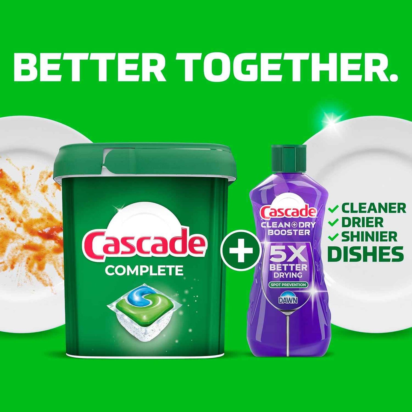 Cascade Complete Dishwasher Pods - Fresh Scent ActionPacs, Dishwasher Detergent, Dishwasher Soap, Detergent Pods