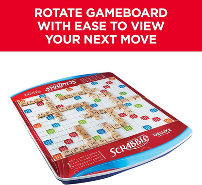 Hasbro Gaming Scrabble Deluxe Edition Board Game,